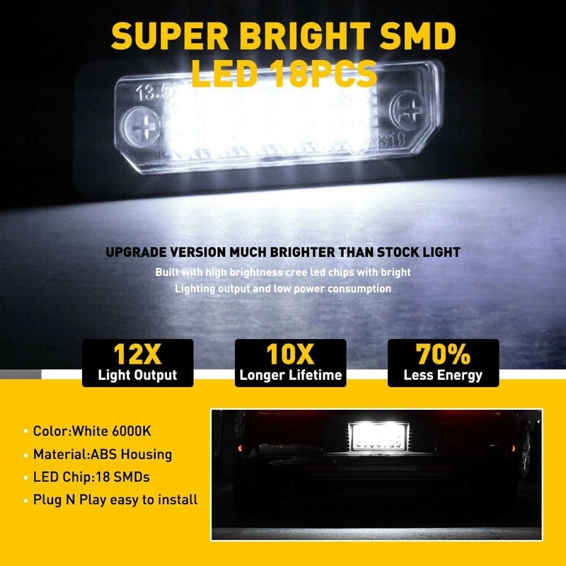 LED License Plate Light Lamp 1