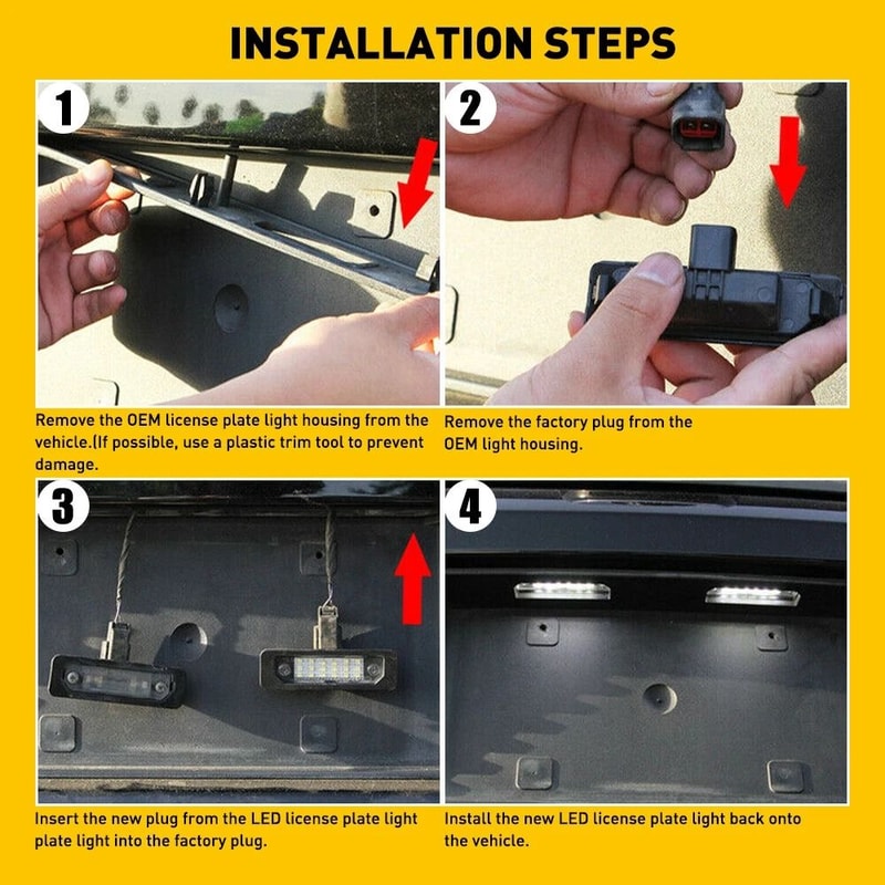LED License Plate Light Lamp 9