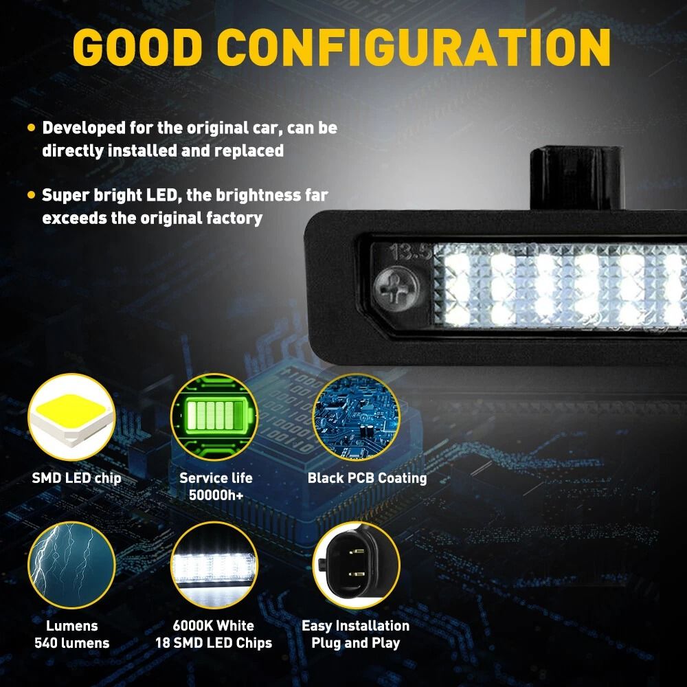 LED License Plate Light Lamp 5