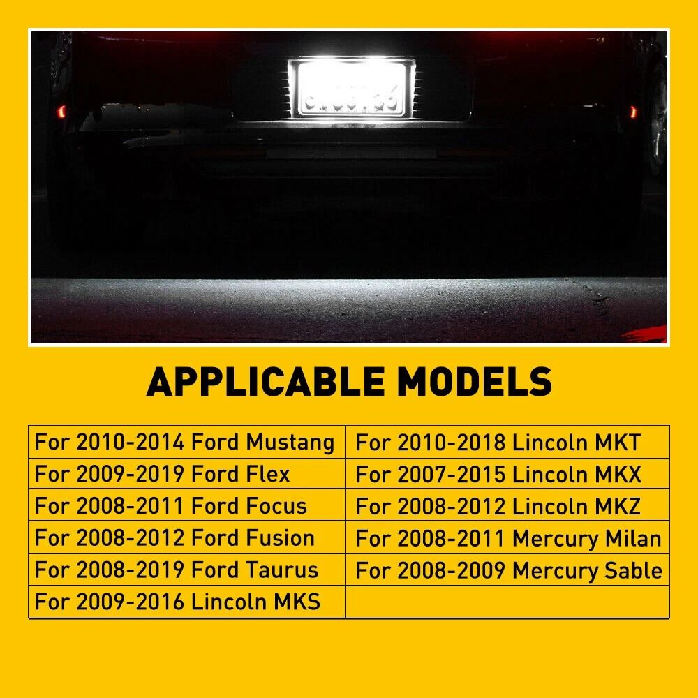 LED License Plate Light Lamp 6