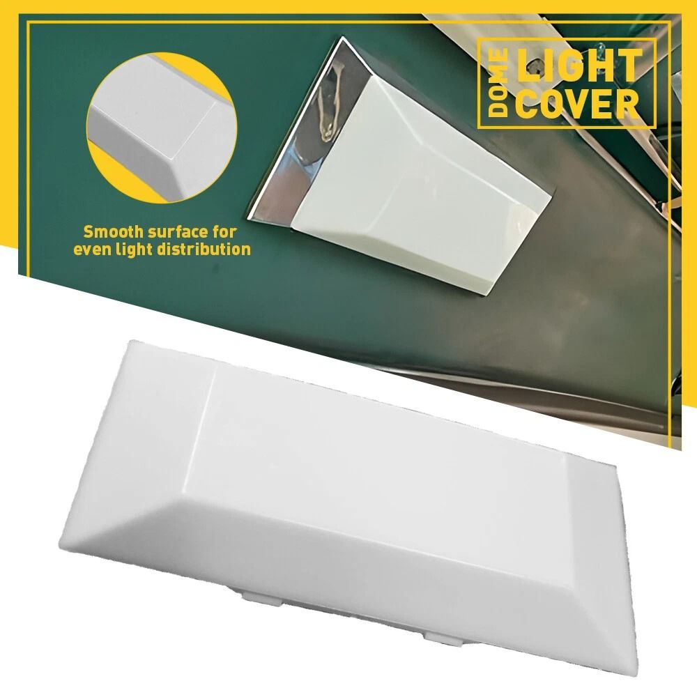 White Car Interior Dome Light Cover Lens Truck HighQuality OEM Fit 1