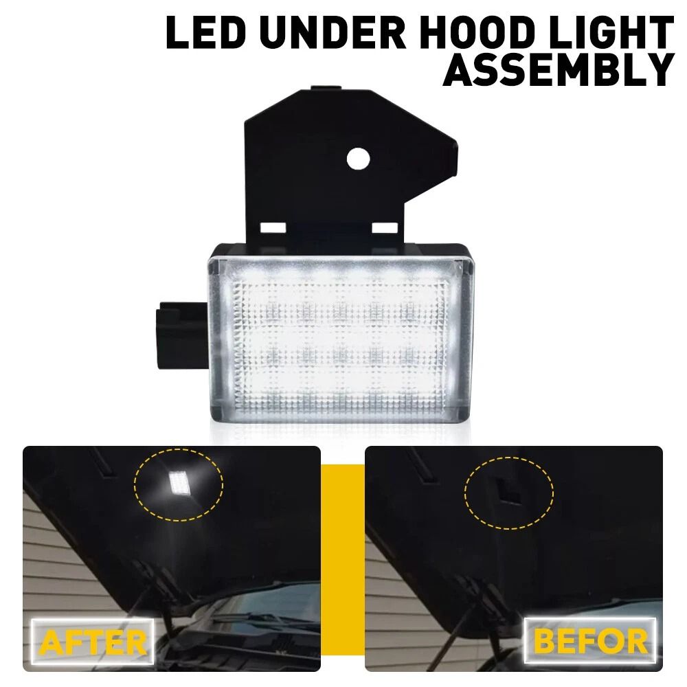 White Hood Courtesy Lamp LED Underhood Light For Car Engine Bay Lighting Upgrade 8