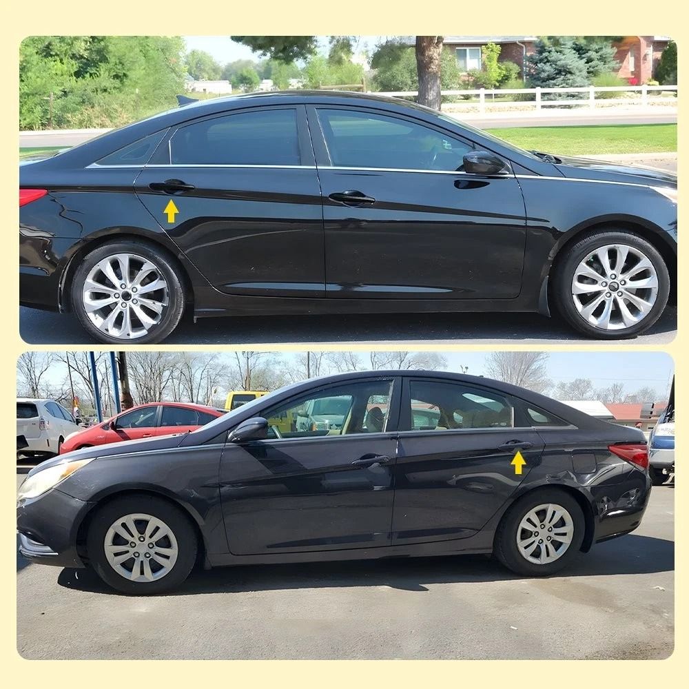 Plastic Interior Door Handle Front Rear RH Chrome Easy Installation For Vehicles 8