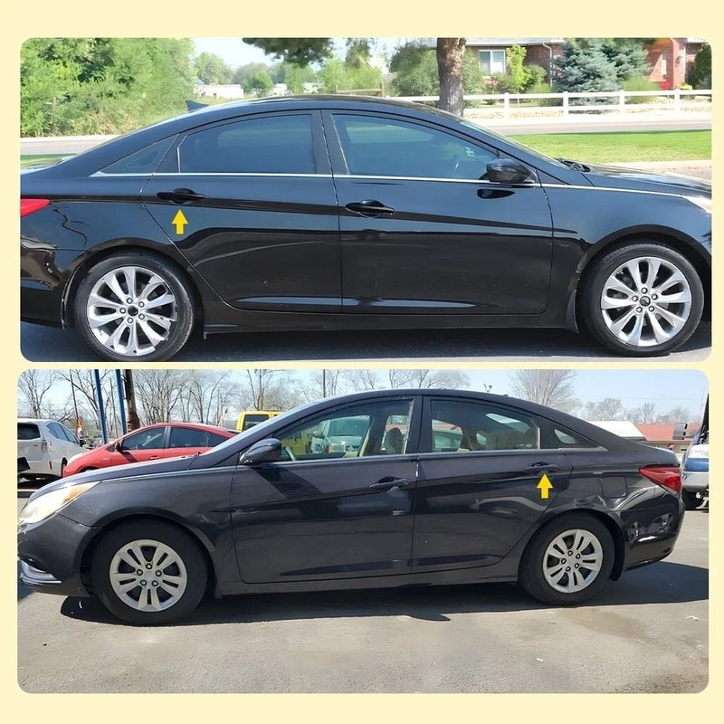 Plastic Interior Door Handle Front Rear RH Chrome Easy Installation For Vehicles 8