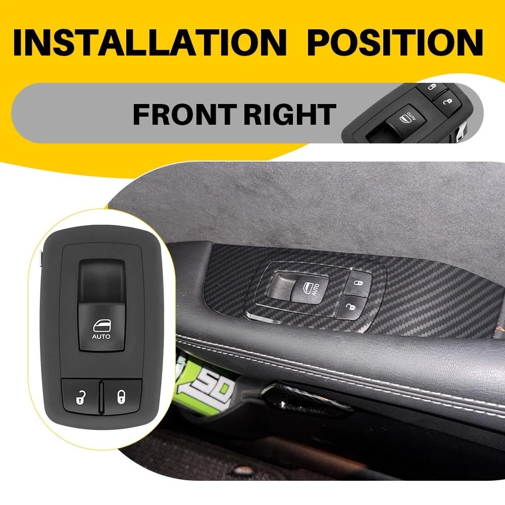 Front Right Side Power Window Switch Car Window Switch Replacement Durable And Reliable 5