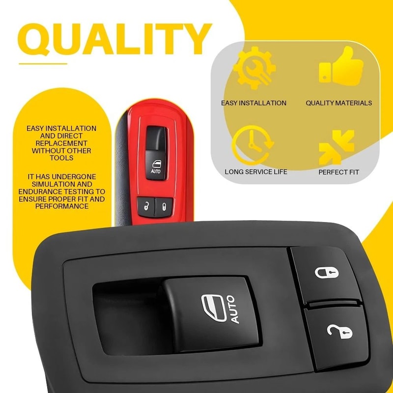 Front Right Side Power Window Switch Car Window Switch Replacement Durable And Reliable 6