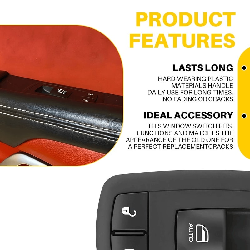Front Right Side Power Window Switch Car Window Switch Replacement Durable And Reliable 7