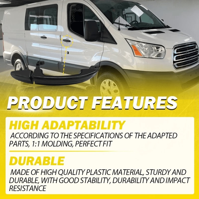 Ford Transit Connect Exterior Door Handle FrontRear RH Back Door Durable Replacement 5