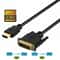 Male To Male HDMI To DVI Adapter Support Gold Plated HDTV Laptop Desktop Projector Gold Plated Vide 4