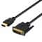 Male To Male HDMI To DVI Adapter Support Gold Plated HDTV Laptop Desktop Projector Gold Plated Vide 1
