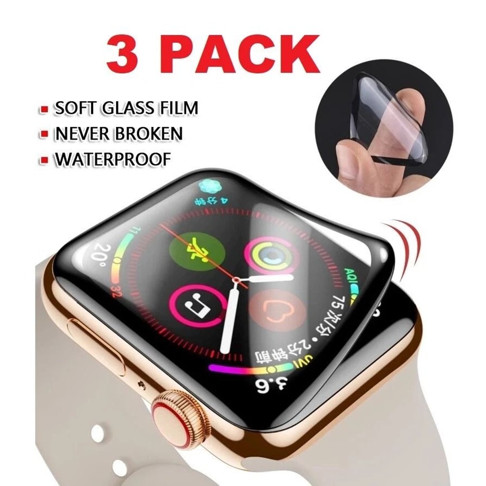 Apple Watch TPU Screen Protector Full Coverage IWatch Case Transparent High Transparency 1