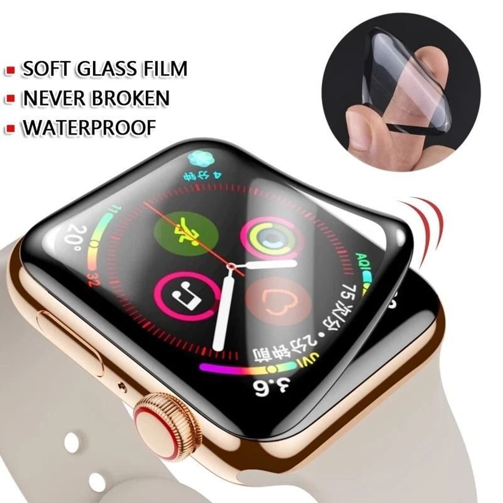 Apple Watch TPU Screen Protector Full Coverage IWatch Case Transparent High Transparency 2