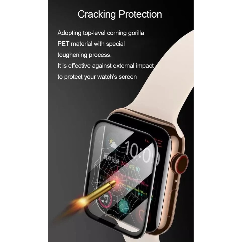 Apple Watch TPU Screen Protector Full Coverage IWatch Case Transparent High Transparency 4