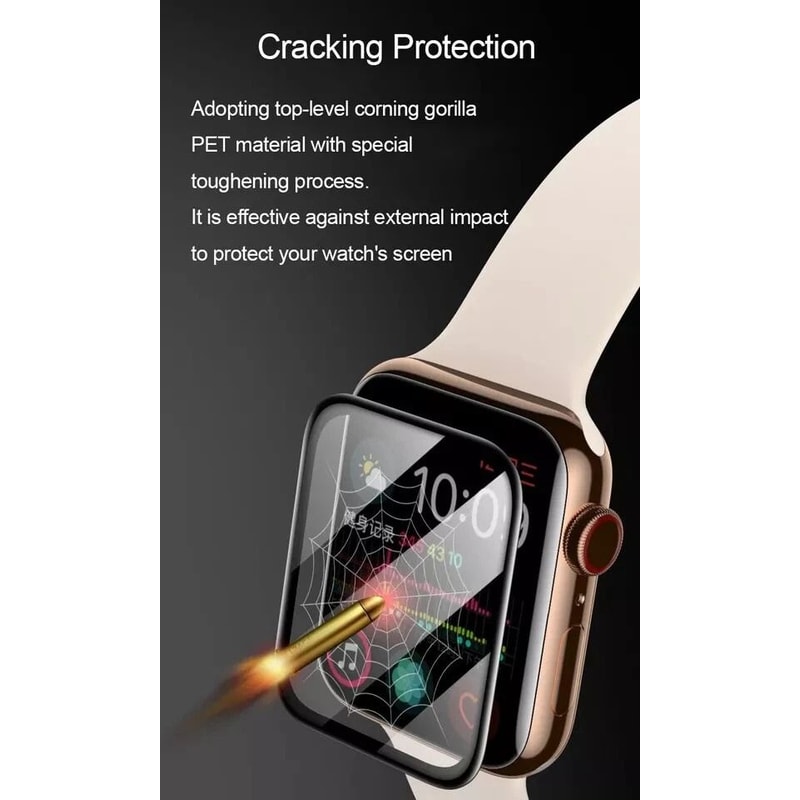 Apple Watch TPU Screen Protector Full Coverage IWatch Case Transparent High Transparency 4