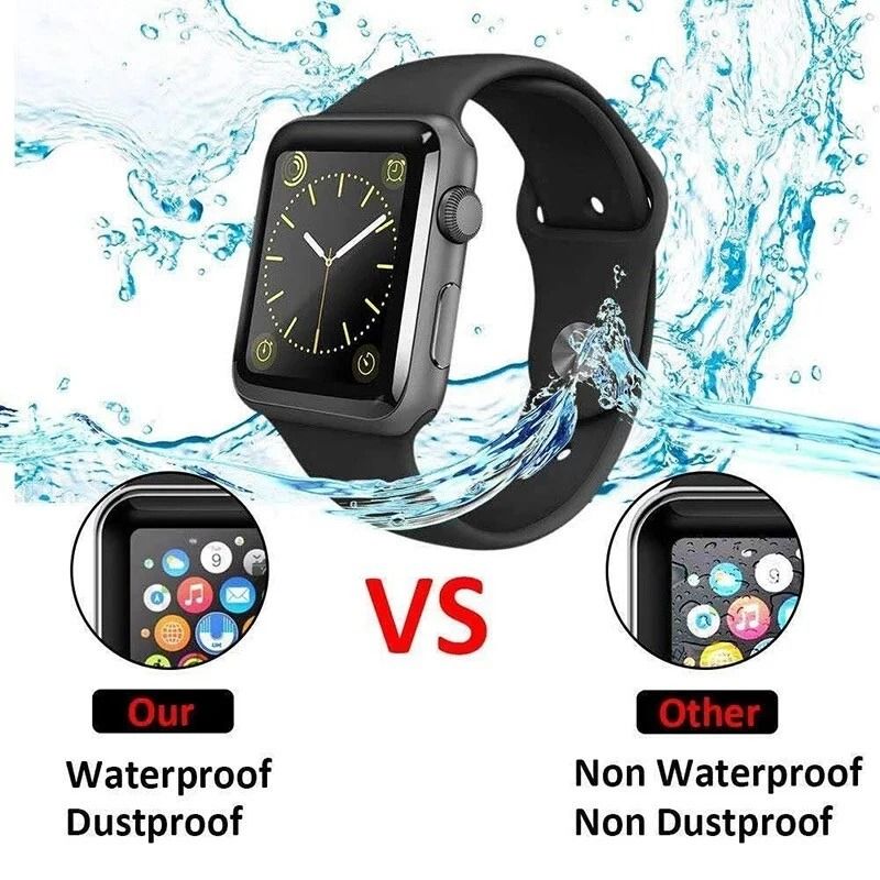 Apple Watch TPU Screen Protector Full Coverage IWatch Case Transparent High Transparency 7
