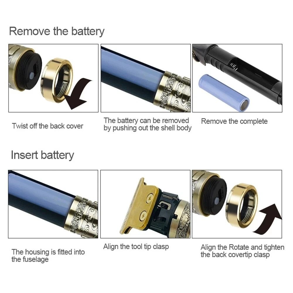 Cordless Barber Shaving Machine Professional Trimmer Hair Clippers For Beard And Hair Cutting Batte