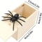 Hidden In Case Trick Wooden Prank Spider Scare Gag Toy For Ultimate Scare Fun Play Joke Gift 6
