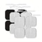 Muscle Stimulator TENS Electrode Pads Bulk EMS Replacement Unit Durable Adhesive Pads For Targeted 8