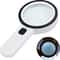 Illuminated Magnifier Jumbo Handheld Magnifying Glass W 12 Bright LED Light Ideal For Seniors Readi 1