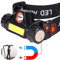 Waterproof LED Headlamp USB Rechargeable Head Light LED Headlight Flashlight For Camping Hiking And 8