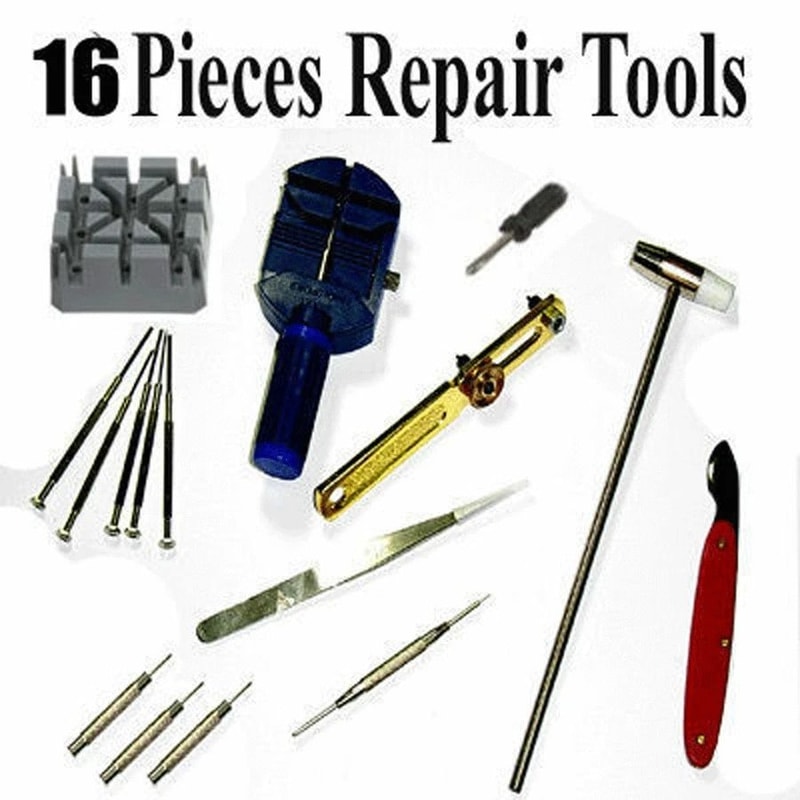 Effortlessly Repair Your Watch With This Back Opener Kit Includes Band Pin Strap Link Remover Tools 10