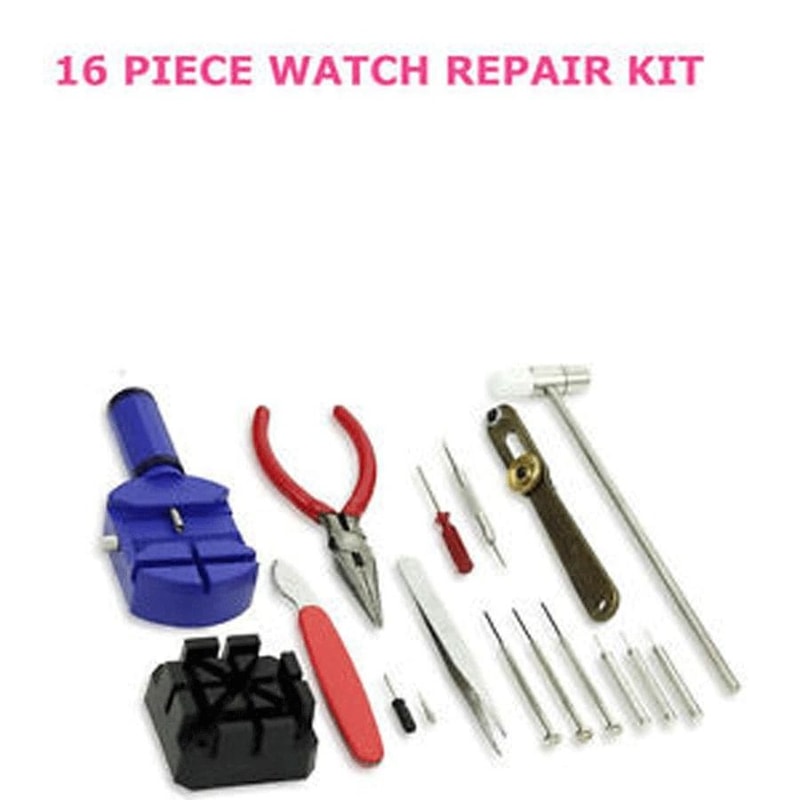 Effortlessly Repair Your Watch With This Back Opener Kit Includes Band Pin Strap Link Remover Tools 2