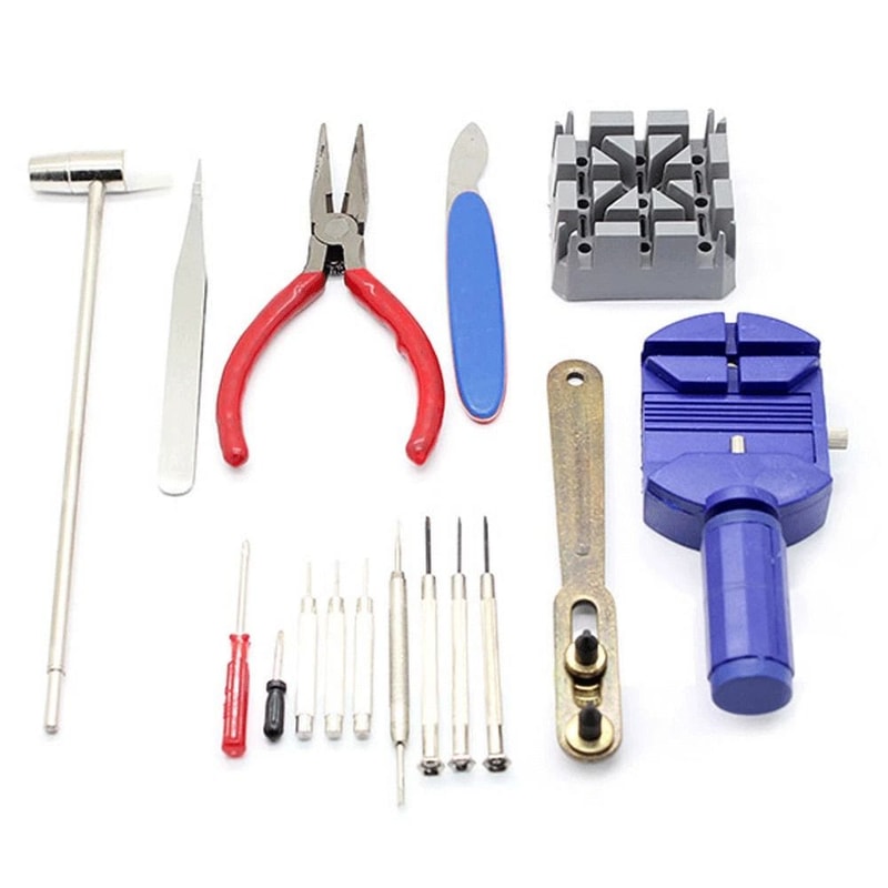Effortlessly Repair Your Watch With This Back Opener Kit Includes Band Pin Strap Link Remover Tools 8