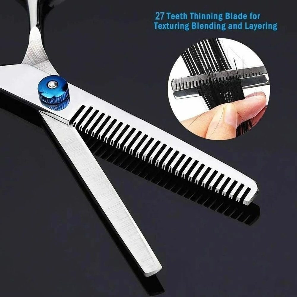Thinning Scissors Barber Set Professional Hair Cutting Shears Salon Hairdressing Set 11
