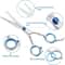 Thinning Scissors Barber Set Professional Hair Cutting Shears Salon Hairdressing Set 2