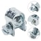 NEW Gas Line Hose Clamps Fuel Injection Clip Pipe Clamp 3