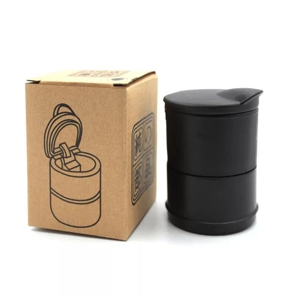 LED Auto Car Ashtray For Truck Cigarette Smoke Ash Cylinder Holder HomeOffice Essential Practical A