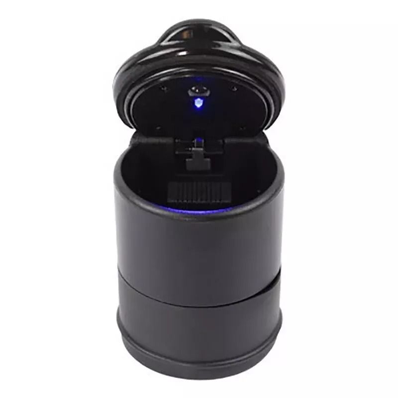 LED Auto Car Ashtray For Truck Cigarette Smoke Ash Cylinder Holder HomeOffice Essential Practical A