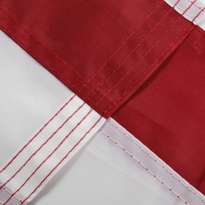 Heavy Duty Luxury US American Flag Embroidered Stars Sewn Stripes Grommets Nylon Premium Quality F 6