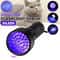 UV Ultra Violet LED Flashlight Blacklight Light 395 Nm Inspection Lamp Torch For Authenticity Leak 1