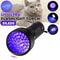 UV Ultra Violet LED Flashlight Blacklight Light 395 Nm Inspection Lamp Torch For Authenticity Leak 1