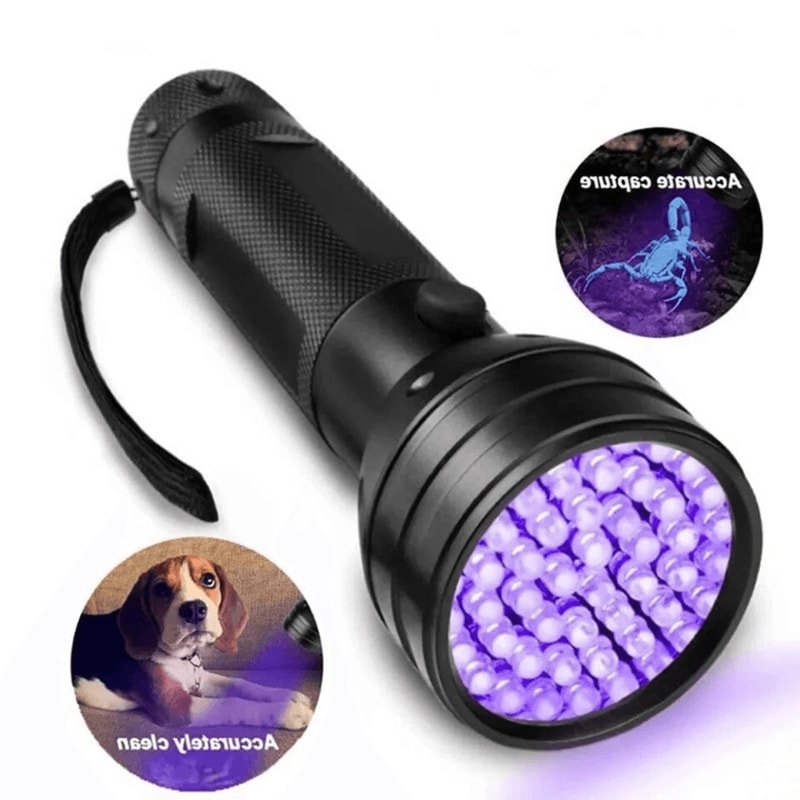 UV Ultra Violet LED Flashlight Blacklight Light 395 Nm Inspection Lamp Torch For Authenticity Leak 0