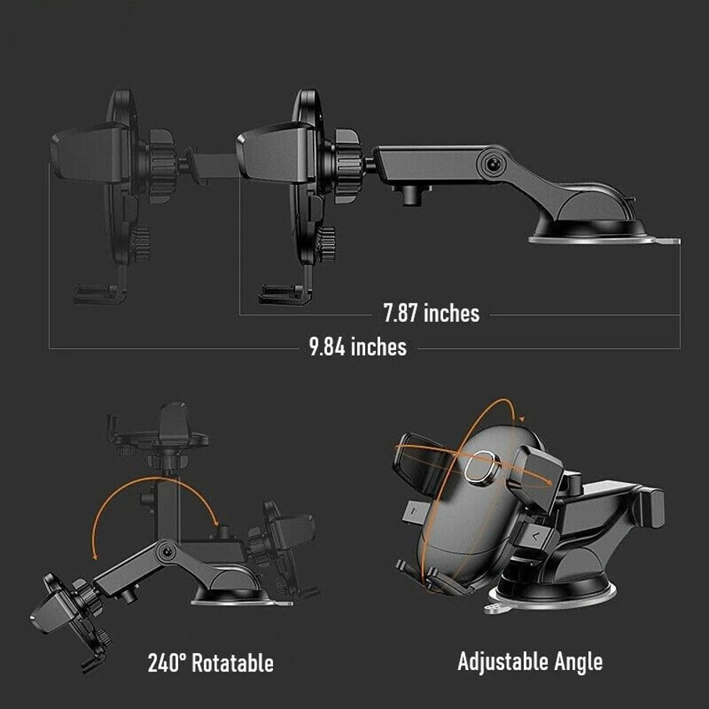 Universal Mount Holder Windshield Stand For IPhone Samsung GPS Car Phone Holder Stand 3