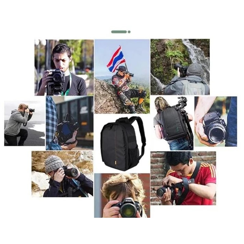 Waterproof Camera Backpack Durable Shoulder Bag Large Capacity For DSLR Lenses And Accessories 14