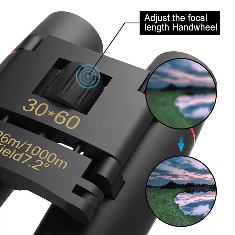 Outdoor Travel Binoculars Zoom Compact Folding Telescope For Hunting DayNight Use HighQuality Viewi 3