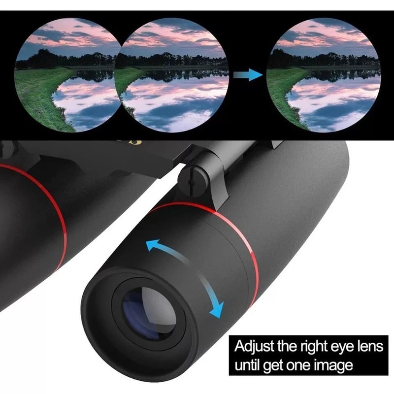Outdoor Travel Binoculars Zoom Compact Folding Telescope For Hunting DayNight Use HighQuality Viewi 4