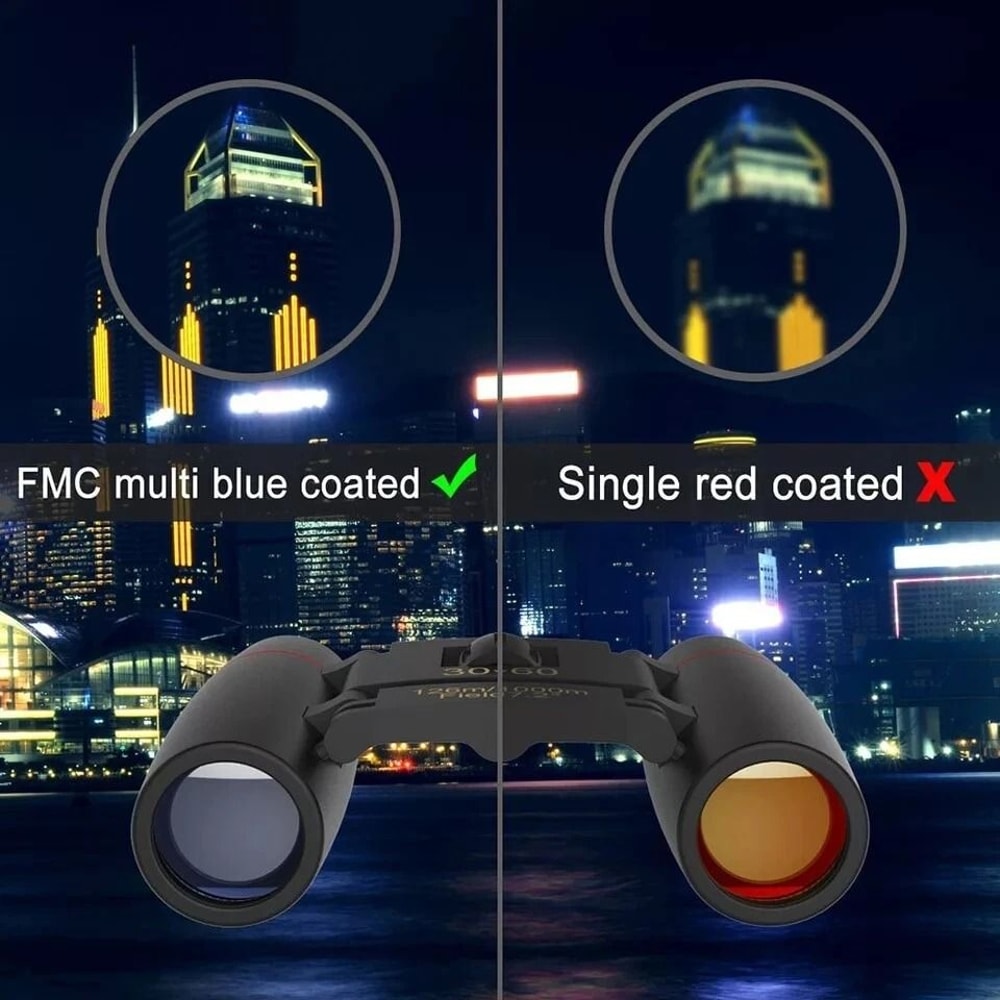 Outdoor Travel Binoculars Zoom Compact Folding Telescope For Hunting DayNight Use HighQuality Viewi 5