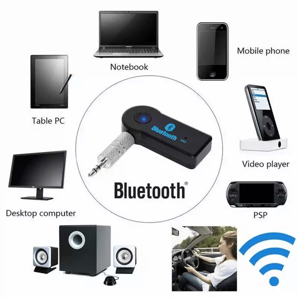 Wireless Bluetooth Audio Stereo Music Car Receiver Adapter Upgrade Your Ride With Seamless Connecti 3