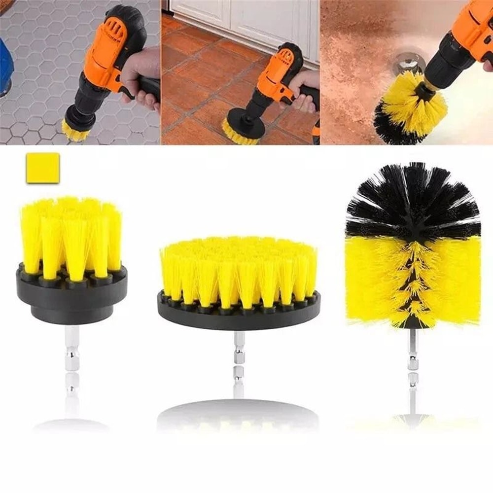 Power Scrubber Drill Attachments Drill Brush For Carpet Tile Grout Cleaning HeavyDuty Cleaning Tool 1