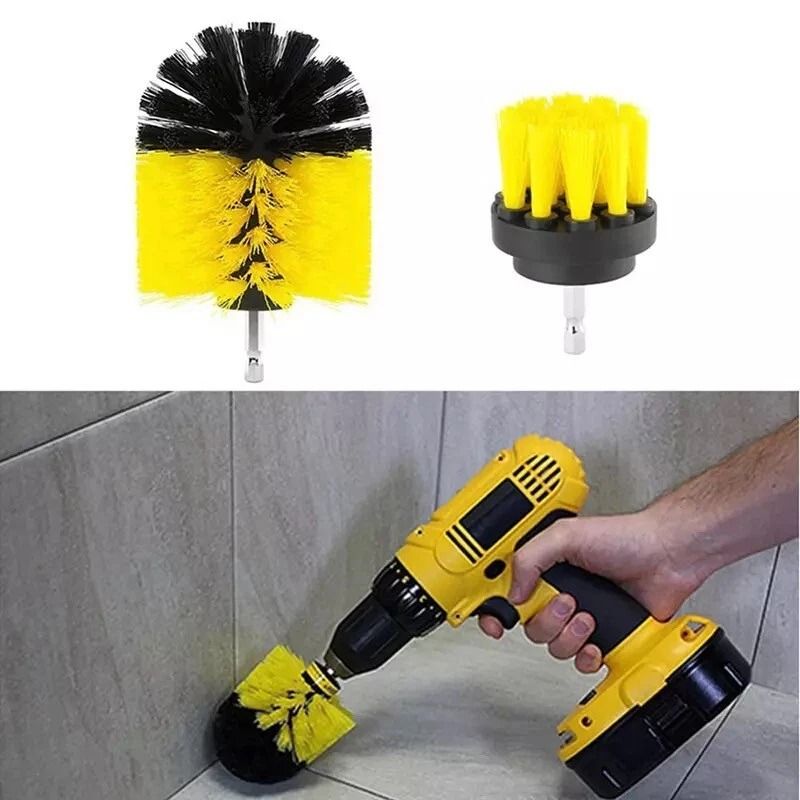 Power Scrubber Drill Attachments Drill Brush For Carpet Tile Grout Cleaning HeavyDuty Cleaning Tool 5