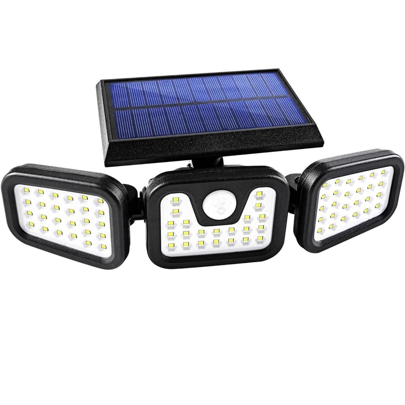 Outdoor Solar Security Light Motion Sensor LED Head Waterproof Lamp For All Seasons 6