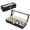 PU Leather 6 Slots Watch Box Jewelry Storage Watch Case Display Case Great Gift For Him And Her 8