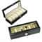 PU Leather 6 Slots Watch Box Jewelry Storage Watch Case Display Case Great Gift For Him And Her 9