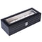 PU Leather 6 Slots Watch Box Jewelry Storage Watch Case Display Case Great Gift For Him And Her 16