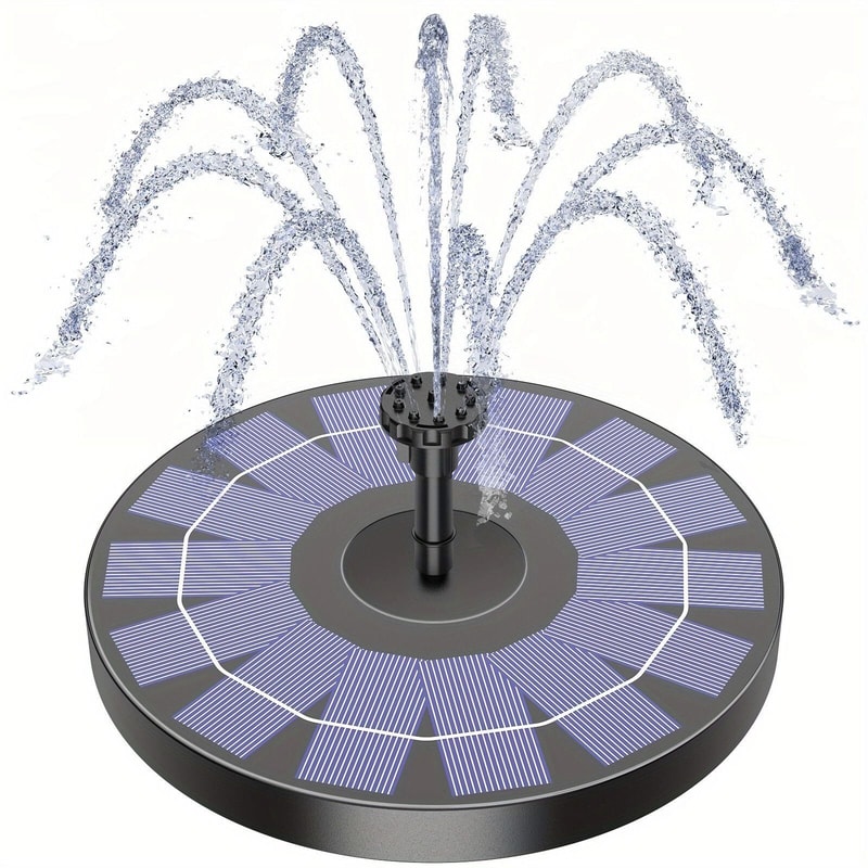 Solar Fountain With Nozzle Solar Power Bird Bath Fountain Pump Upgrade Solar Fountain 2