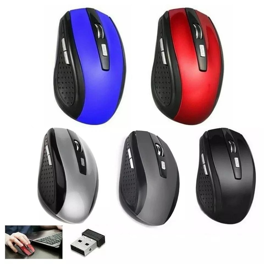 Wireless Optical Mouse Mice USB Receiver For PC Laptop Computer High Accuracy Comfortable Design 1